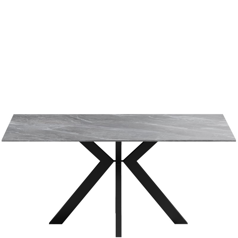 SANTO Ceramic Agrento Grey Matt - Fixed 160 cm