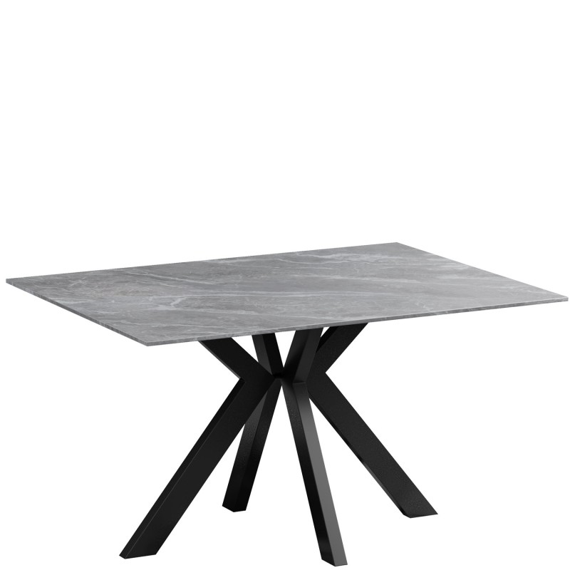LUCA Ceramic Agrento Grey - Fixed 135 cm With 4 Chairs