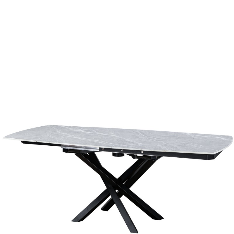 ENZO Ceramic Agrento Grey - EXT Matt 120/180 With 6 Chairs