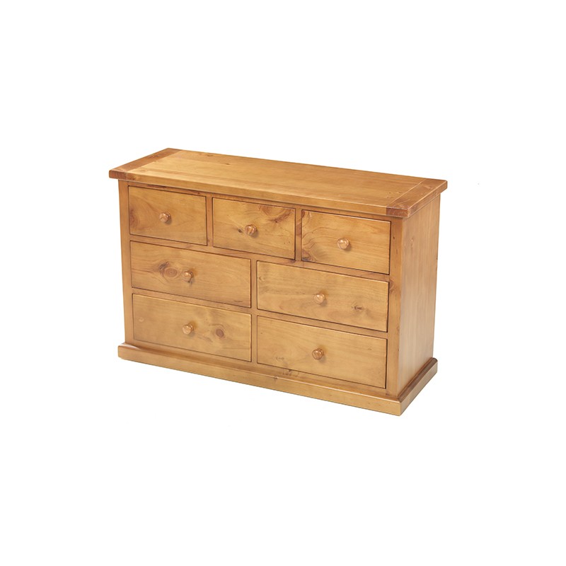 Chunky Pine 3 Over 4 Chest of Drawers