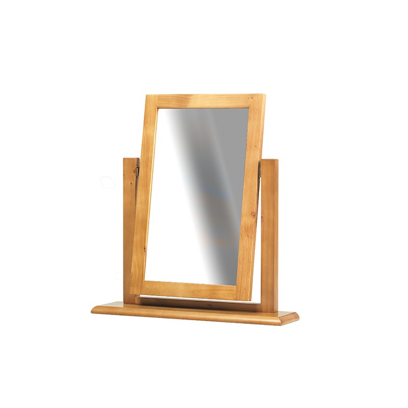 Chunky Pine Dressing Table Vanity Mirror