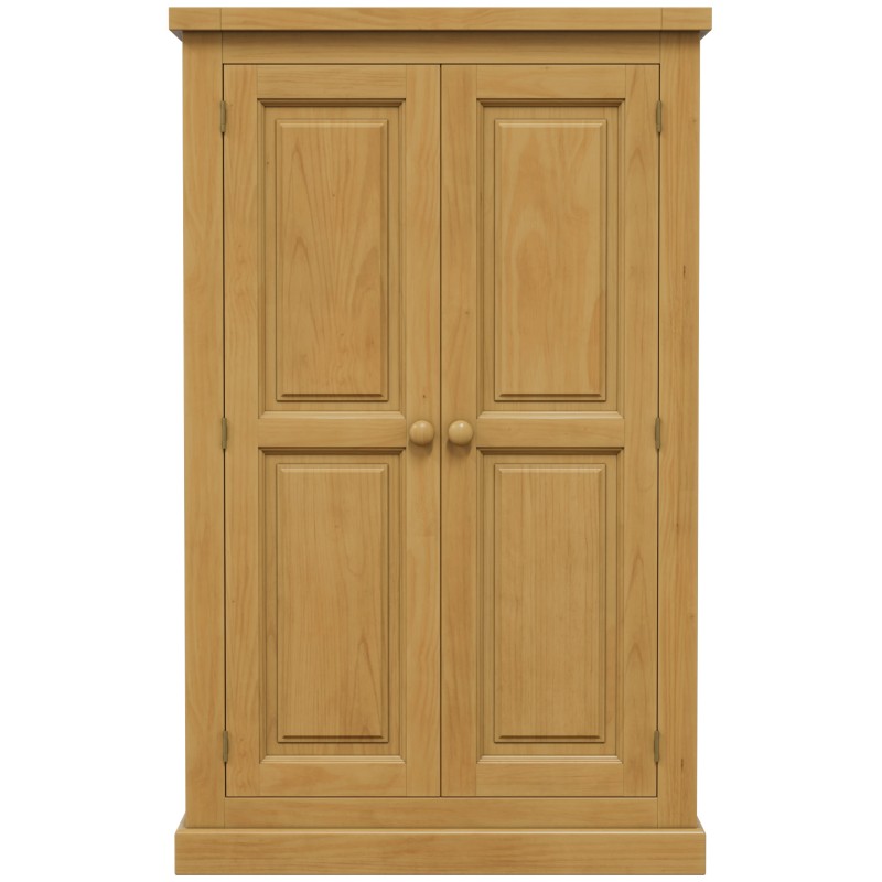 Chunky Pine Kids Double Wardrobe