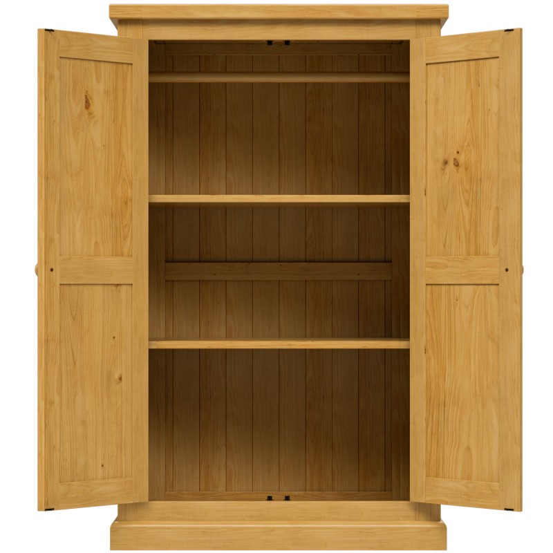 Chunky Pine Kids Double Wardrobe