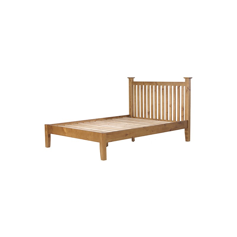 Country Pine Double Bed (4' 6")