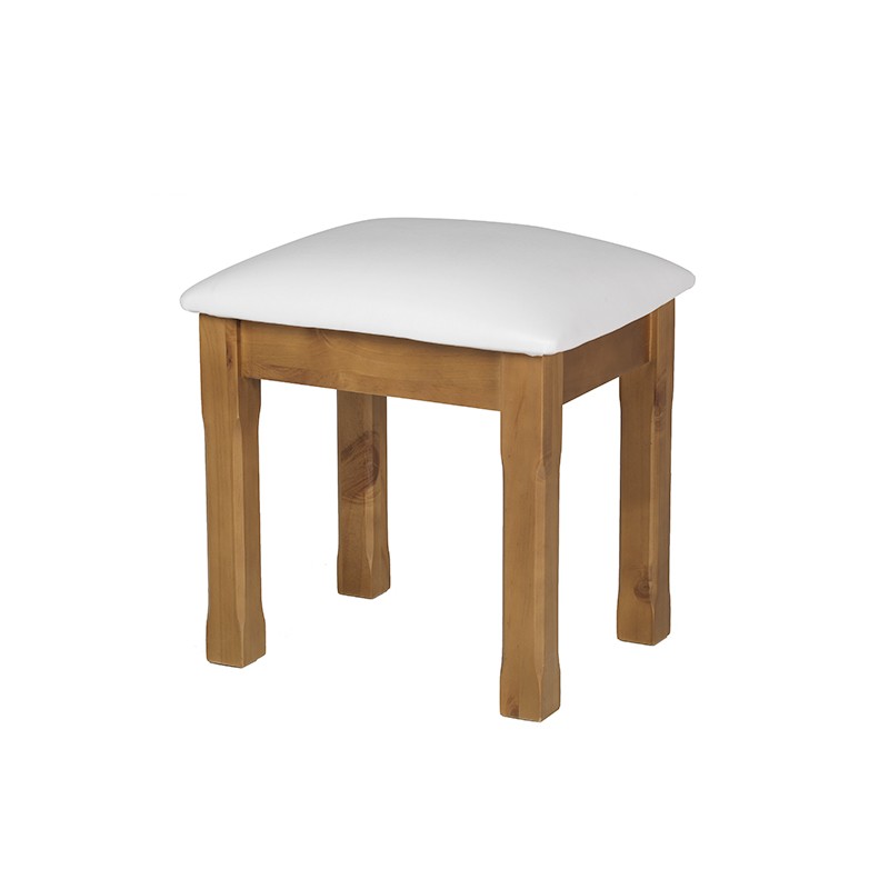 Country Pine Dressing Table Stool