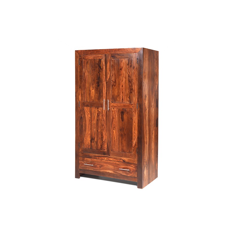 Cuba Sheesham Gents Double Wardrobe
