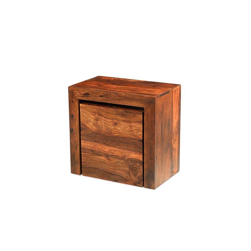Cuba Sheesham Cube Nest of Tables