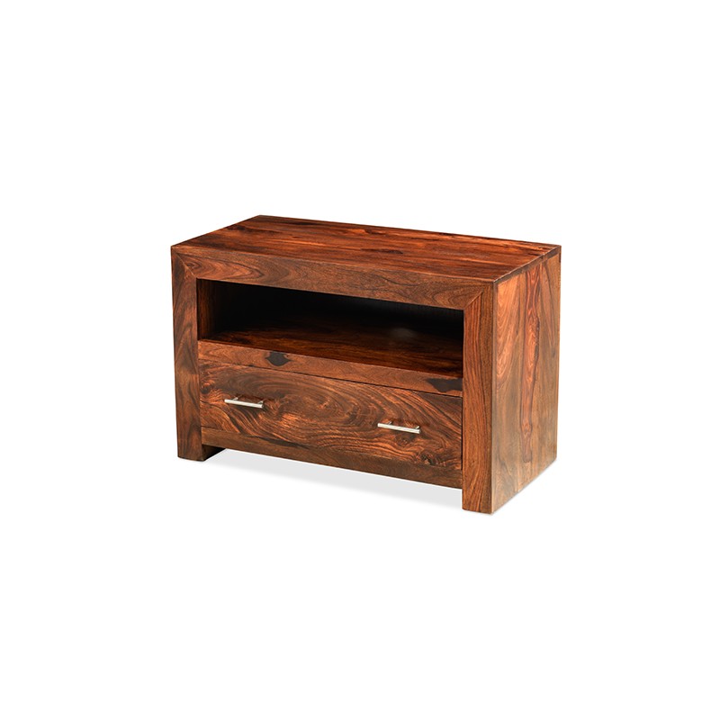 Cuba Sheesham Square TV Stand