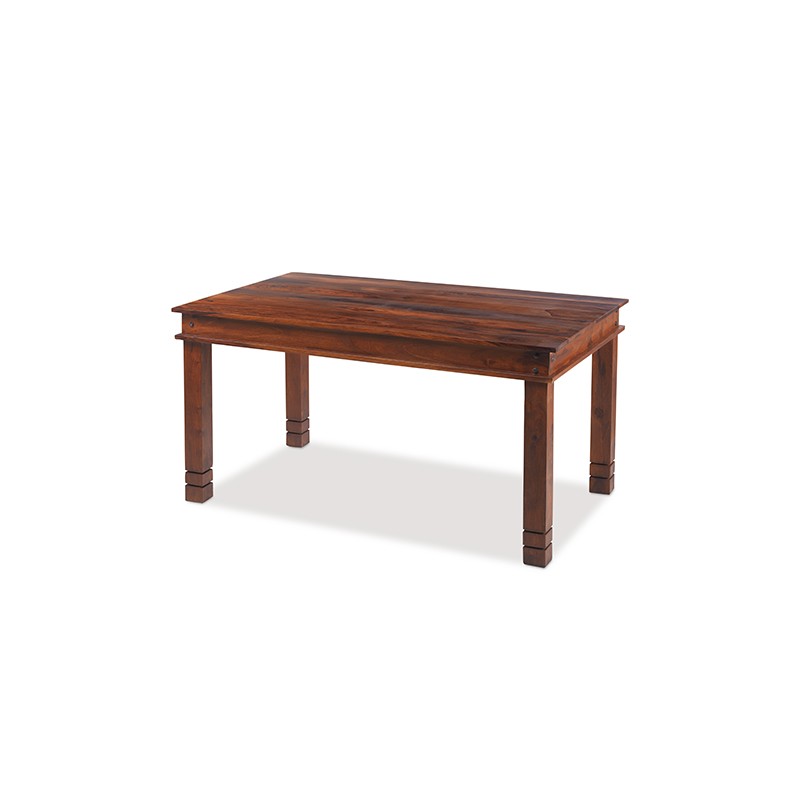 Jali Sheesham 140 cm Chunky Dining Table