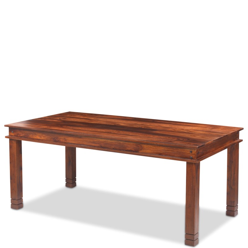 Jali Sheesham 180 cm Chunky Dining Table and 6 Chairs