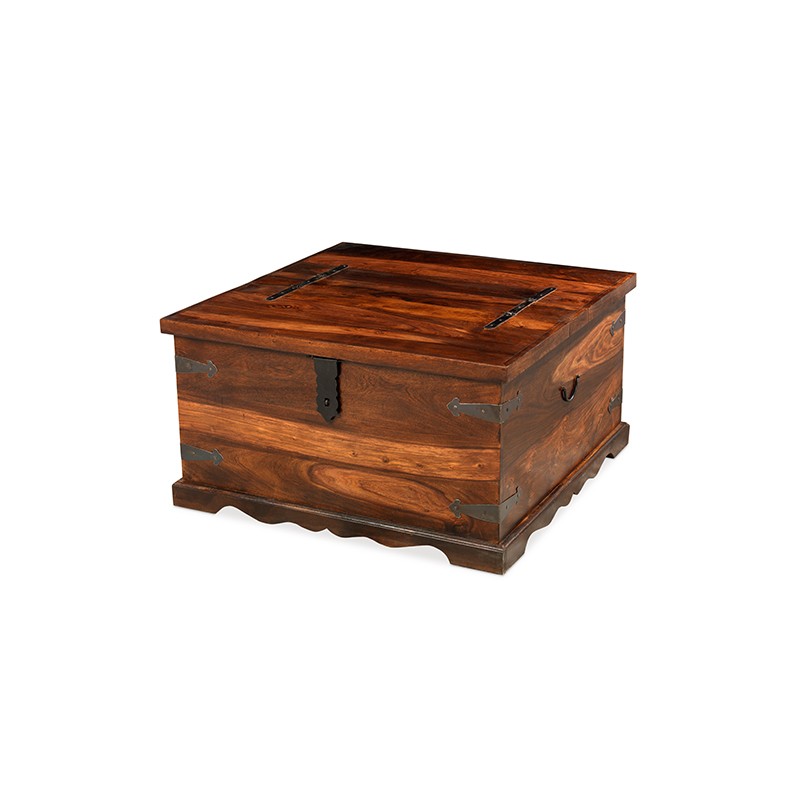 Jali Sheesham Square Coffee Trunk Box