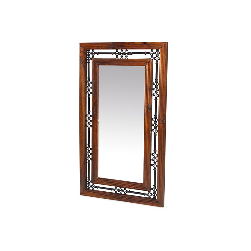 Jali Sheesham Tall Mirror