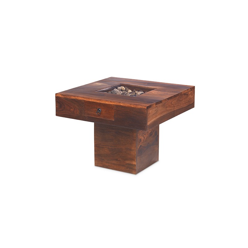 Jali Sheesham Small Pebble Coffee Table