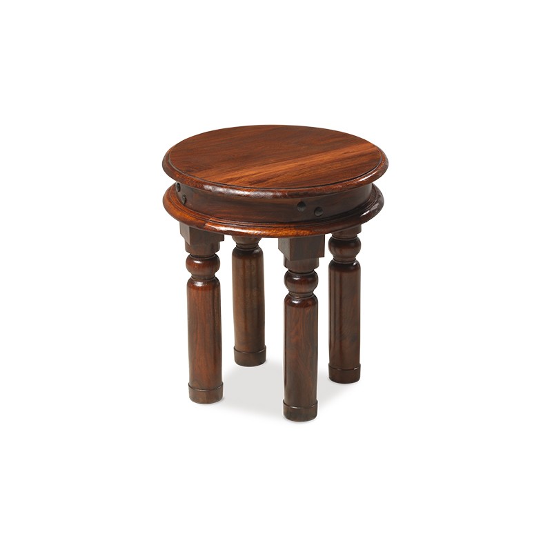Jali Sheesham 40 cm Round Thakat Coffee Table