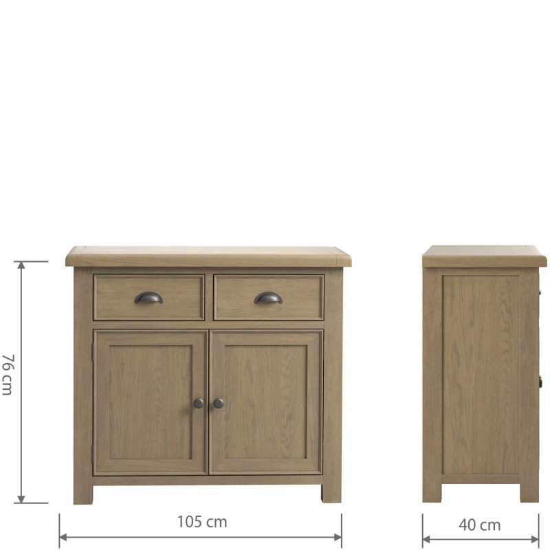 Stoneford Oak Small Sideboard