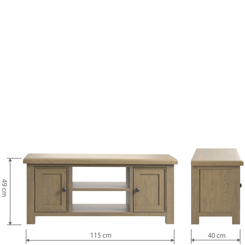 Stoneford Oak Plasma TV Stand