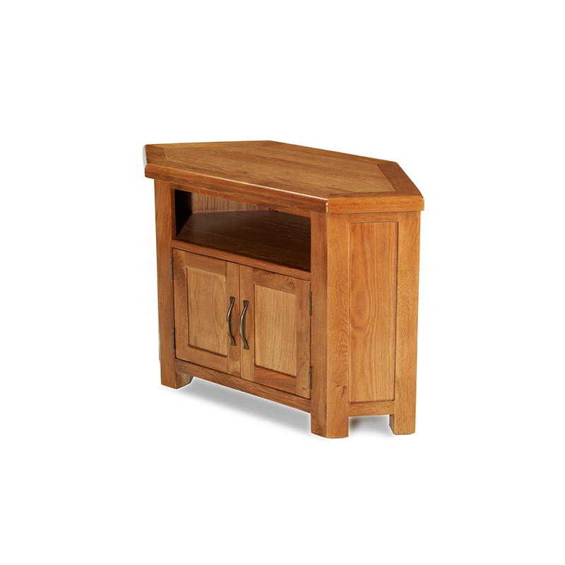 Emsworth Oak Petite Corner TV Unit