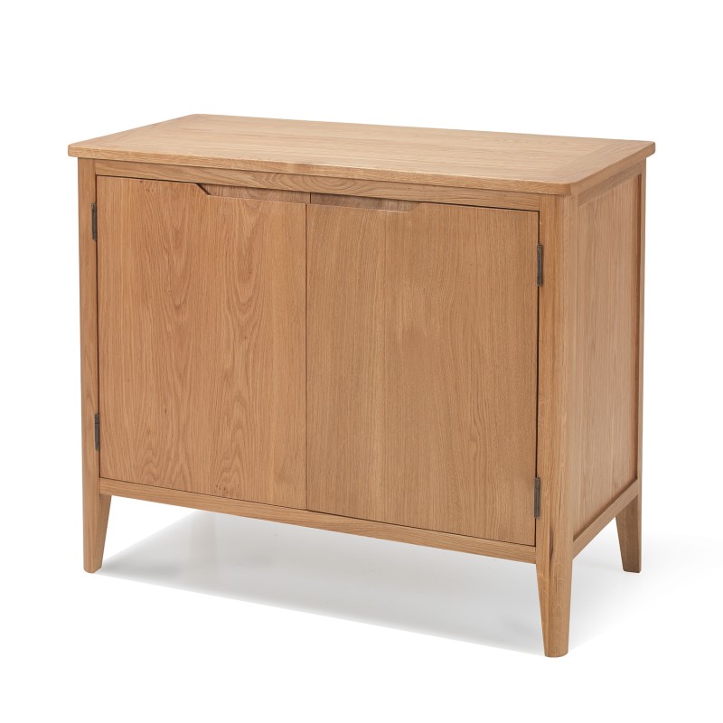 Cadley Oak Small Sideboard with Doors Lifestyle Furniture UK