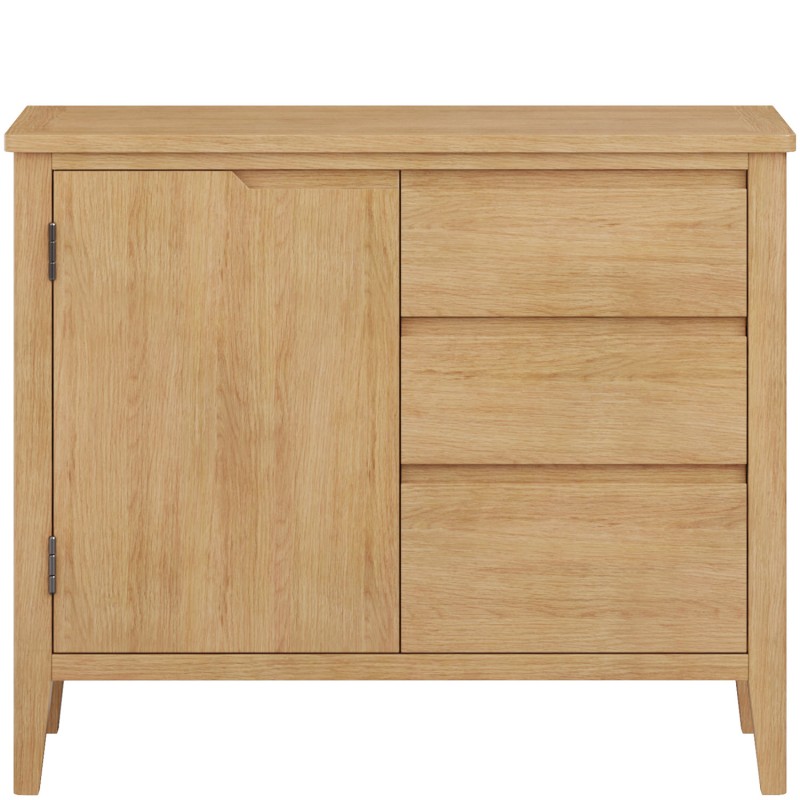 Cadley Oak Small Sideboard with Drawers