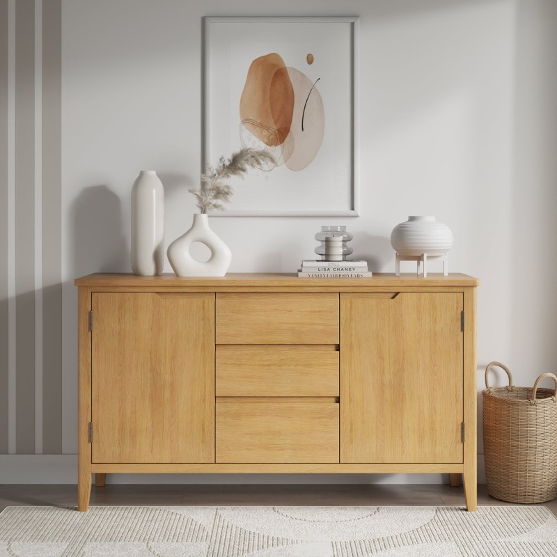 Cadley Oak Large Sideboard