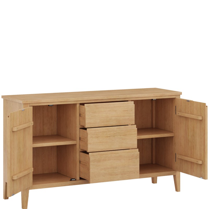 Cadley Oak Large Sideboard