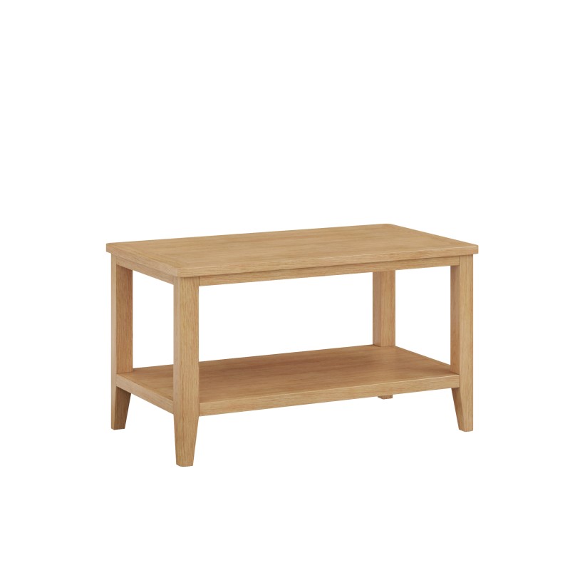 Cadley Oak Coffee Table with Shelf