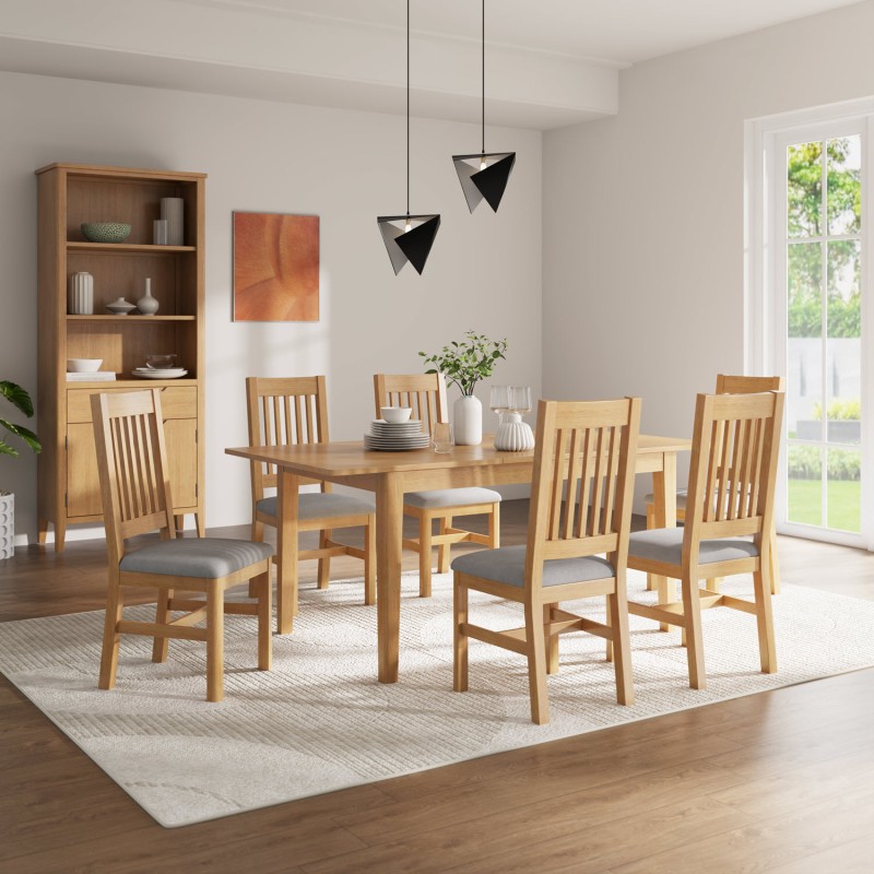 Cadley Oak 140-180cm Extending Dining table