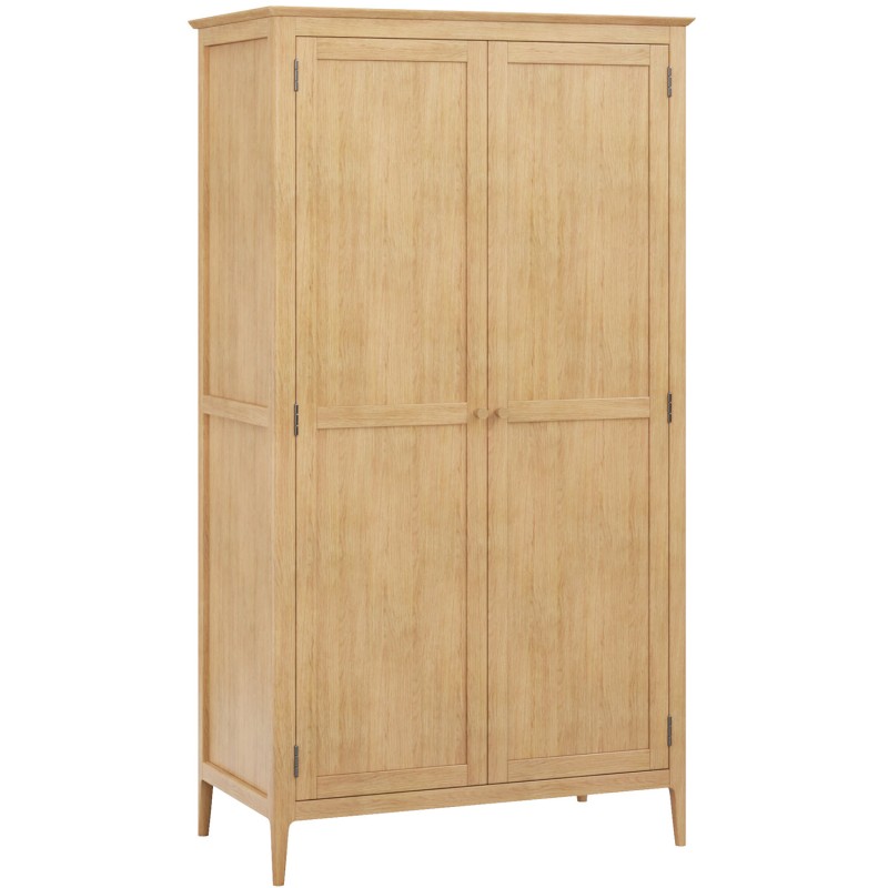 Danbury Oak Full Hanging Double Wardrobe