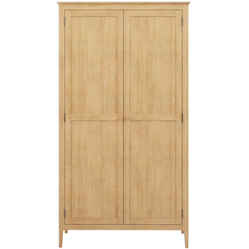 Danbury Oak Full Hanging Double Wardrobe