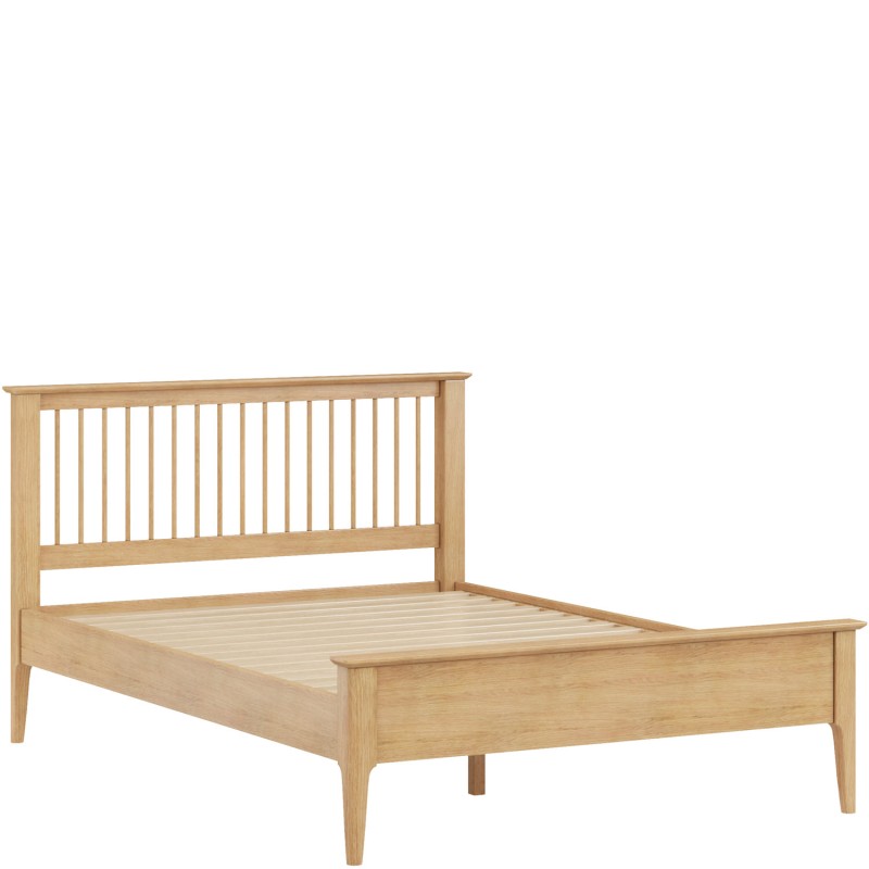 Danbury Oak 5ft Low Foot King Size Bed