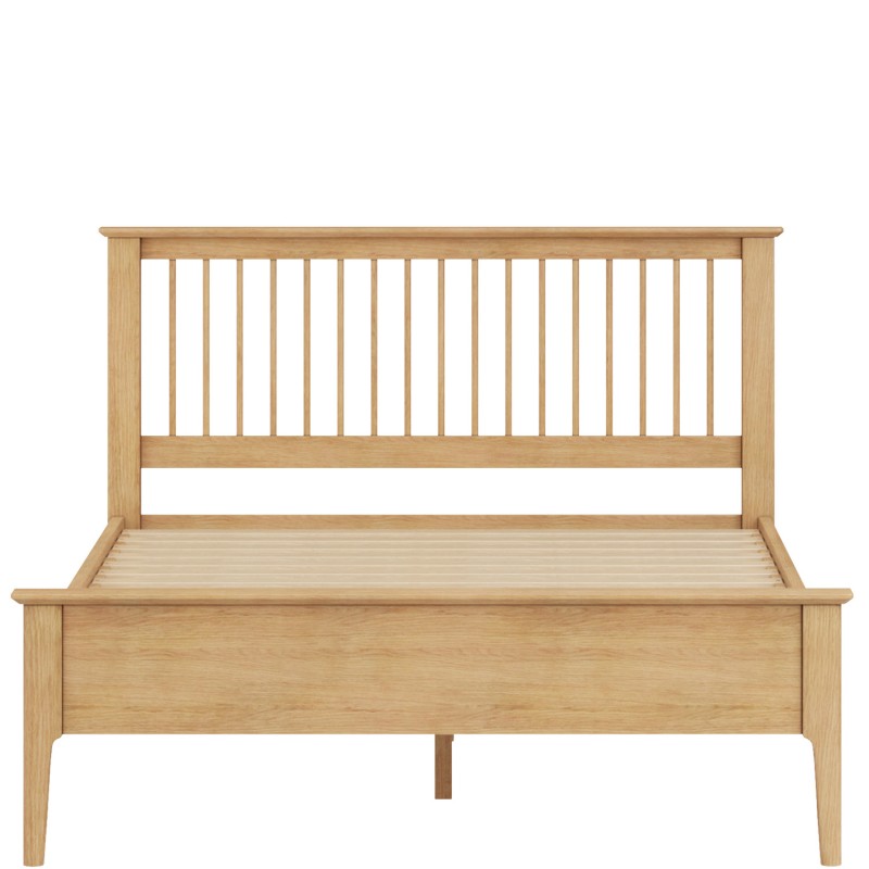 Danbury Oak 5ft Low Foot King Size Bed