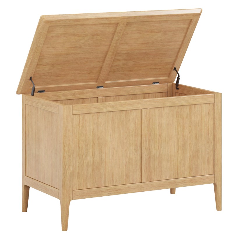 Danbury Oak Blanket Box