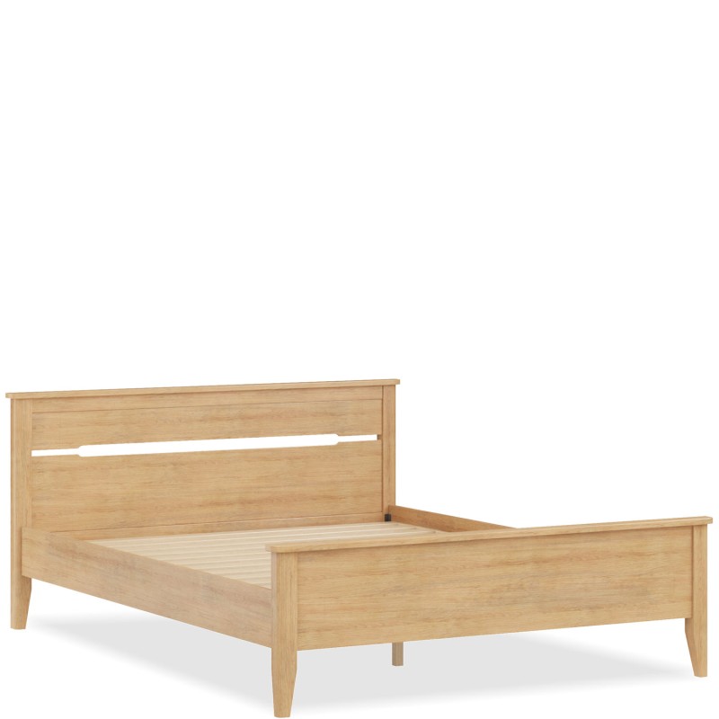 Harkus Oak 4'6''FT Bed Double
