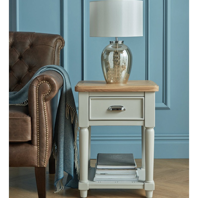 Chaldon Painted Side Table Lifestyle Furniture UK