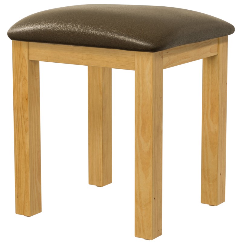 Chunky Pine Dressing Table Stool
