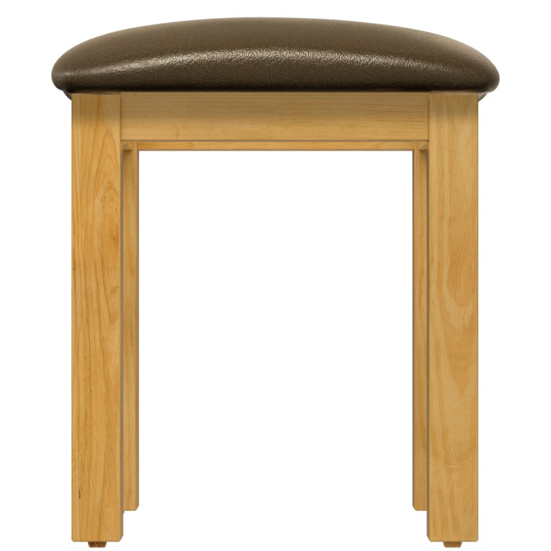 Chunky Pine Dressing Table Stool