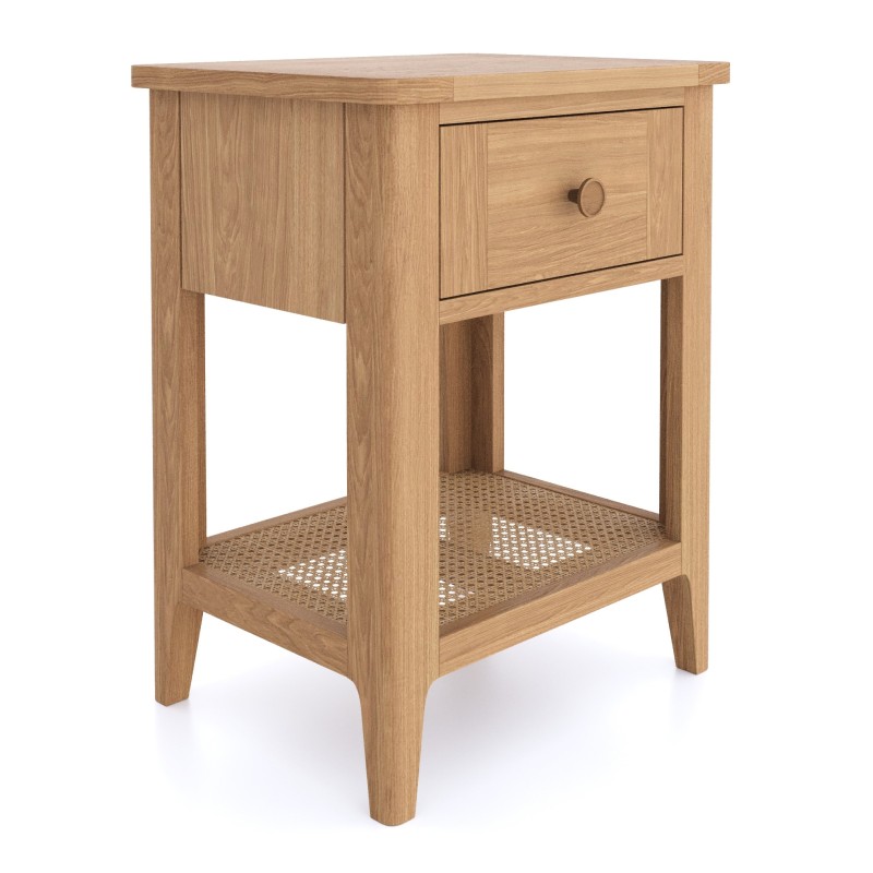 Elegans Natural Oak Lamp Table