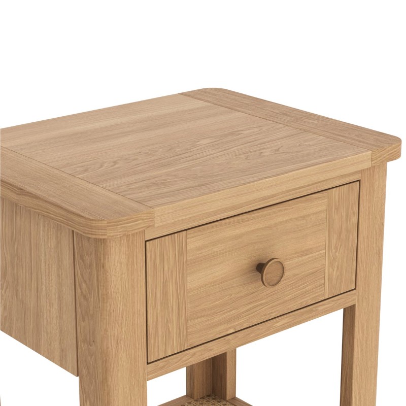 Elegans Natural Oak Lamp Table