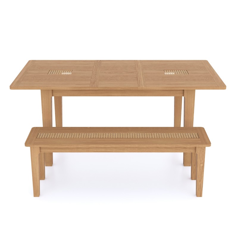 Elegans Natural Oak Dining Bench