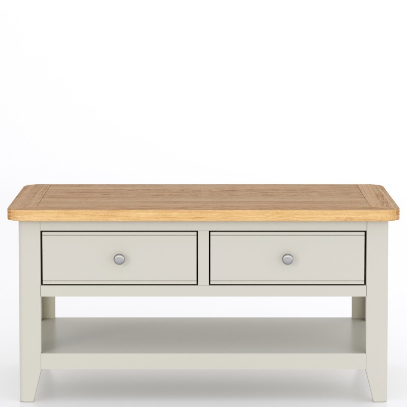 Harlyn Painted Coffee Table 2 Drawers