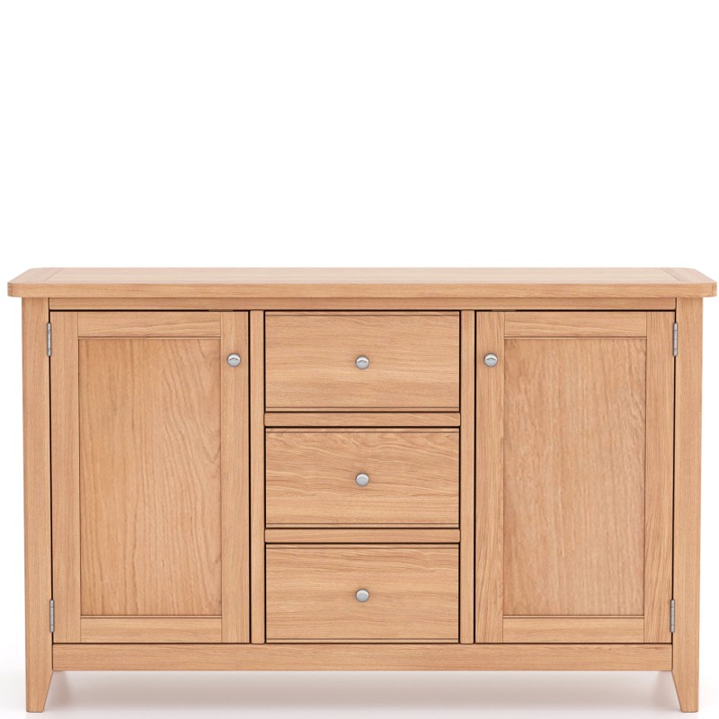 Harlyn Natural Oak 2 Door 3 Drawer Sideboard