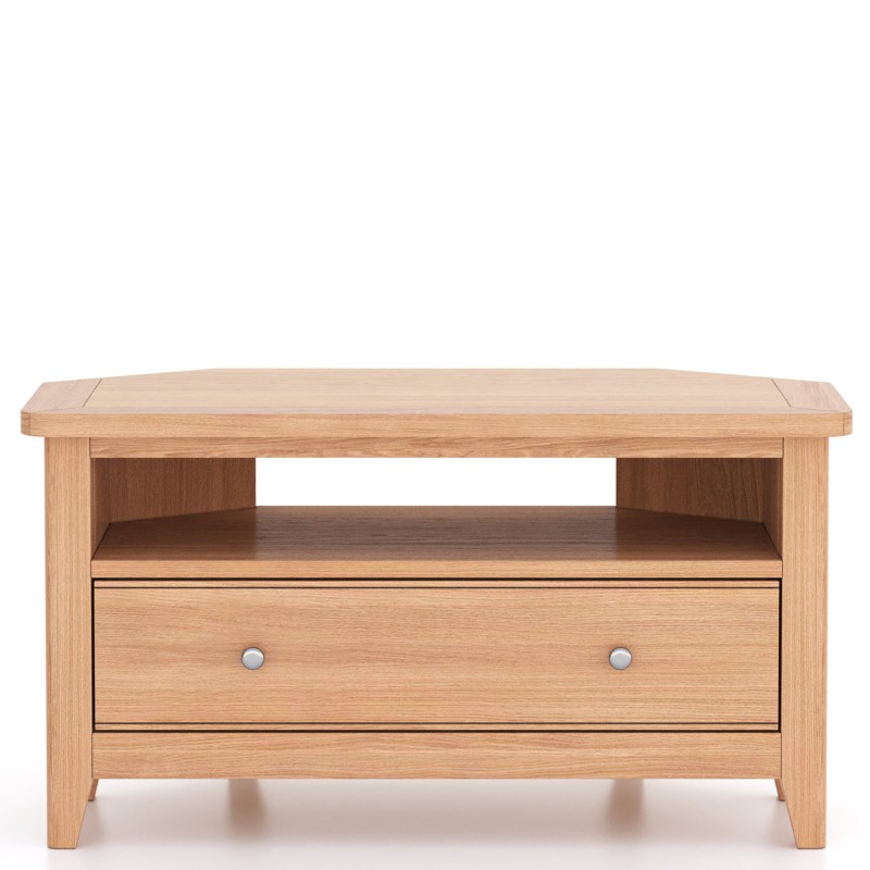 Harlyn Natural Oak Corner TV Cabinet
