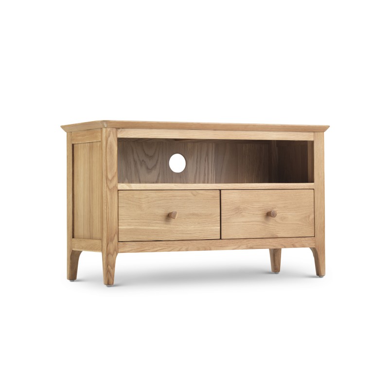 Enfield Oak TV Unit Lifestyle Furniture UK