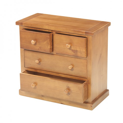 Chunky Pine 2 Over 2 Chest of Drawers