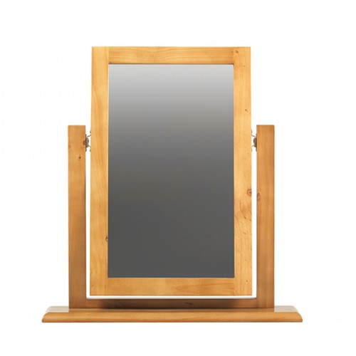 Chunky Pine Dressing Table Vanity Mirror