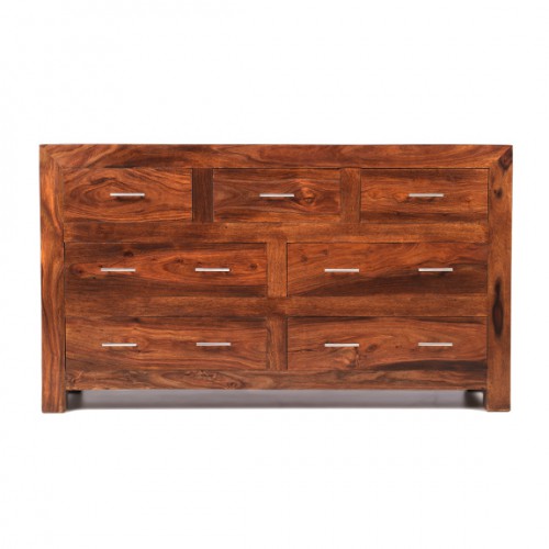 Cuba Sheesham 7 Drawer Chest of Drawers