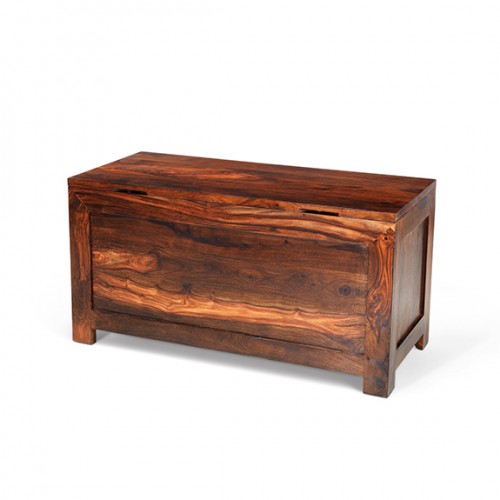 Cuba Sheesham Blanket Box Lifestyle Furniture UK