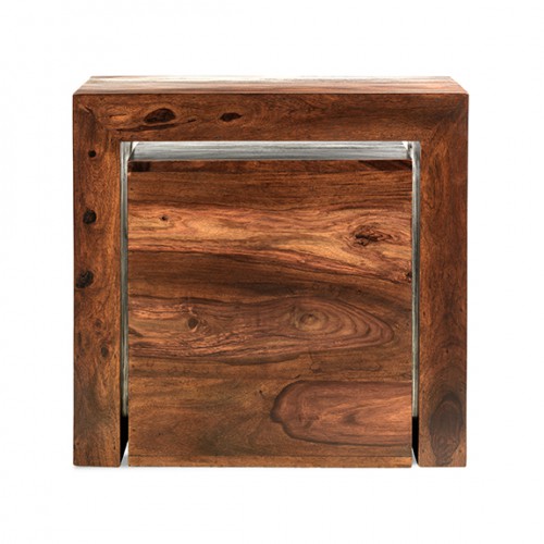 Cuba Sheesham Cube Nest of Tables