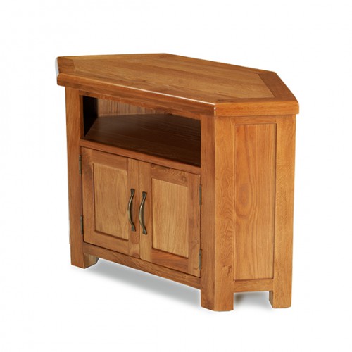Emsworth Oak Petite Corner TV Unit