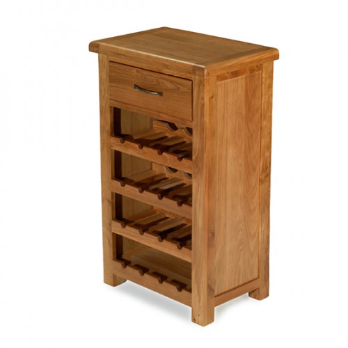 Oak wine rack shop cupboard